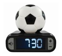 Réveil avec veilleuse ballon de football en 3d