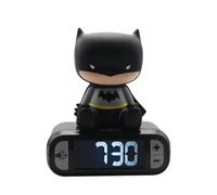 Lexibook – Réveil veilleuse digital Batman – 3D lumineux et sonore – Noir Enfant