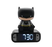 Lexibook – Réveil veilleuse digital Batman – 3D lumineux et sonore – Noir Enfant