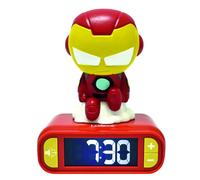 Réveil avec veilleuse iron man en 3d multicolore TU