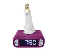 Réveil veilleuse digital LEXIBOOK - La Reine Des Neiges 2 - 3D lumineux et sonore - Blanc et violet - Enfant