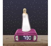Réveil veilleuse digital LEXIBOOK - La Reine Des Neiges 2 - 3D lumineux et sonore - Blanc et violet - Enfant