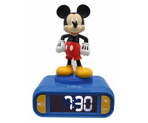 Réveil Avec Veilleuse Lumineuse Mickey En 3d Multicolore TU