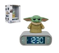 Lexibook, Star Wars, Réveil - Veilleuse Grogu avec Effets sonores, Vert, RL800SW