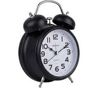 Réveil Avizar Double Cloche Analogique 12cm Noir Noir