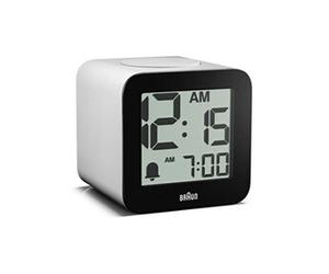 Réveil BC25WP Quartz numérique blanc