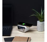 Réveil - Be Mix - Chargeur Induction 10w - Blanc
