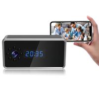 Réveil Caméra Cachée 1080P, Caméra de sécurité Domestique WiFi, Caméra Cachée avec Audio, Caméra Cachée Nanny Cam - Détection de Mouvement, Surveillance à Distance