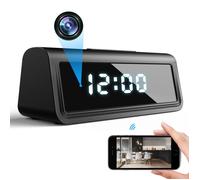 Réveil Caméra Espion 4K Vision Nocturne Détection Mouvement WiFi Sécurité Maison YONIS