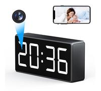 Réveil Caméra Espion 4K Wifi Vision Nocturne Détection Mouvement iOS Android YONIS