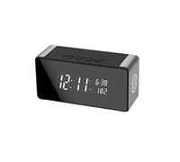 Réveil Caméra Espion Full HD 4K WiFi Vision de nuit Température