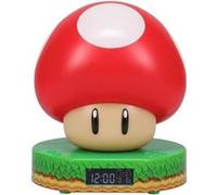 Paladone Réveil digital Champignon Super Mario Brothers – Sons Power-Up – Officiel Nintendo