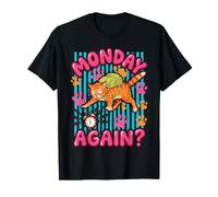 Réveil Chat Monday Again - Design Amusant T-Shirt
