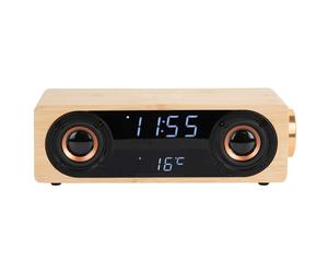 Réveil Classic Karlsson chargeur à induction enceinte Bluetooth température