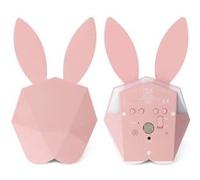 Réveil Connecté Fonction Veilleuse Tête de Lapin Cutty Clock Connect Mobility on Board Rose Rose G