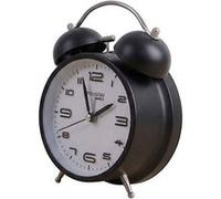 Avizar Réveil de Table 12cm pour Chambre Format Rond Double Cloche Élégant Noir
