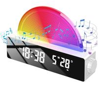Réveil Des Avec Entraîneur De Noueur De Nuit De Nuit De Nuit Réveiller La Lumière Dawn Simulator2023 Smart Sunrise Wake-Up Light Mirror Wear Aweck Up Electronic Watch Watch Amosphère Night Lig