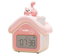 Réveil des, Horloge Électronique, Réveil Numérique Multifonctionnel avec Écran LED, Fonctionnalité Compacte Et Adaptée Aux Voyages Et À La Lumière De La Nuit pour Chambre À Coucher