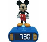 Réveil digital avec veilleuse lumineuse Mickey en 3D et effets sonores