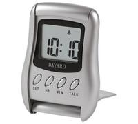 Réveil digital de voyage parlant gris Bayard