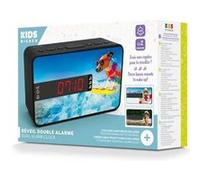 Réveil double alarme - Affichage LED Réveil via 3 Buzzers Fonction Sleep, Snooze