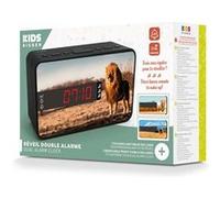 Réveil Double Alarme - Affichage LED Réveil Via 3 Buzzers Fonction Sleep, Snooze