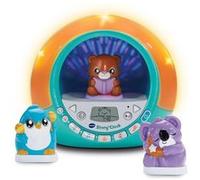 VTech - Story'Clock Bleu Ma Conteuse-Réveil - Veilleuse Réveil Éducatif Jour/Nuit - Coach Sommeil Enfant - Boîte à Histoires, 3 Figurines et Projections - Cadeau Enfant Dès 3 Ans - Contenu en Français