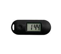 Réveil électronique de poche alimenté par piles - Horloge silencieuse - Montre numérique mini portable - Petite alarme pour garçon - Noir - Taille unique