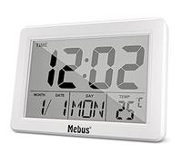 Réveil électronique - Mebus - Modèle 25738 - Multicolore - Plastique - Alarme Quartz