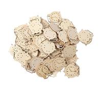 Réveil en Bois inachevé, Découpes, Pendentif, Embellissements, Tranches, Ornements pour Pièces, Décoration de la Maison, Jardin d'enfants, Bois inachevé