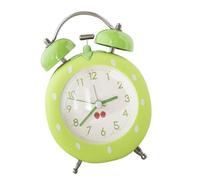 Réveil en forme de fraise - Double cloches - Mouvement silencieux - Veilleuse - Décoration de chambre à coucher - Pour enfants et adultes - Thème fraise