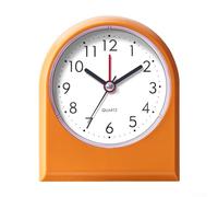 Réveil en forme d'éventail pour enfants avec affichage de l'heure facile à lire, alarme de volume progressive, et conçu pour favoriser la formation d'habitudes (orange)