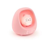 Réveil enfant - BIGBEN - NEST - Veilleuse apaisante - Mélodies enfantines - Design cocon