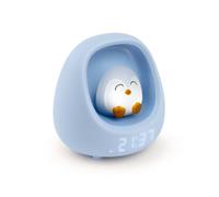 Réveil enfant - BIGBEN - Pingouin - Veilleuse - Mélodies enfantines - Bruits blancs