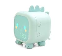 Réveil Enfant, Dinosaure Lumineux LED Numerique Lampe Réveil, Entraîneur de Sommeil pour Enfants, Veilleuse Minutée, Cadeau de Jour pour Enfants Filles et Garçons