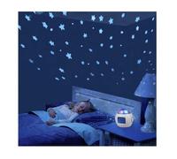 Réveil Enfant Garçons Filles avec Projecteur d'Étoiles Musicale LED Veilleuse Lumière 7 Types de Musique Afficher Date et l'Heure