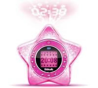 Réveil enfant KidiMagic StarLight Rose de VTech - Projection animée et enceinte - Version FR