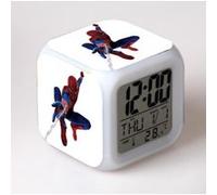 Réveil enfant LED Multifonctionnel Coloré Cadeau - Spiderman #18 Multicolore G