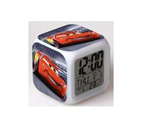 Réveil enfant LED Multifonctionnel Coloré - Cars #16 Multicolore