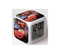 Réveil enfant LED Multifonctionnel Coloré - Cars #3