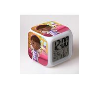 Réveil enfant LED Multifonctionnel Coloré - Doc Mcstuffins #19 Multicolore G