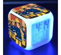 Réveil enfant LED Multifonctionnel Coloré - Fireman Sam #1 Multicolore G