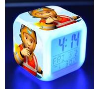 Réveil enfant LED Multifonctionnel Coloré - Fireman Sam #13 Multicolore G