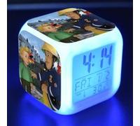 Réveil enfant LED Multifonctionnel Coloré - Fireman Sam #20 Multicolore G