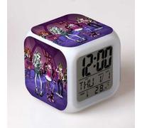 Réveil enfant LED Multifonctionnel Coloré - Monster High #9 Multicolore G