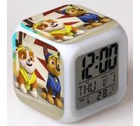 Réveil enfant LED Multifonctionnel Coloré - PAW Patrol #33 Multicolore G