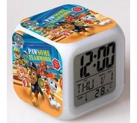 Réveil enfant LED Multifonctionnel Coloré - PAW Patrol #54 Multicolore G