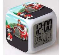 Réveil enfant LED Multifonctionnel Coloré - PAW Patrol #61 Multicolore