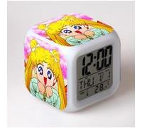 Réveil enfant LED Multifonctionnel Coloré - Sailor Moon #12 Multicolore G