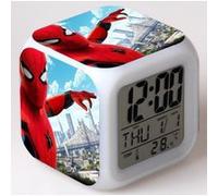 Réveil enfant LED Multifonctionnel Coloré - Spiderman #12 Multicolore G